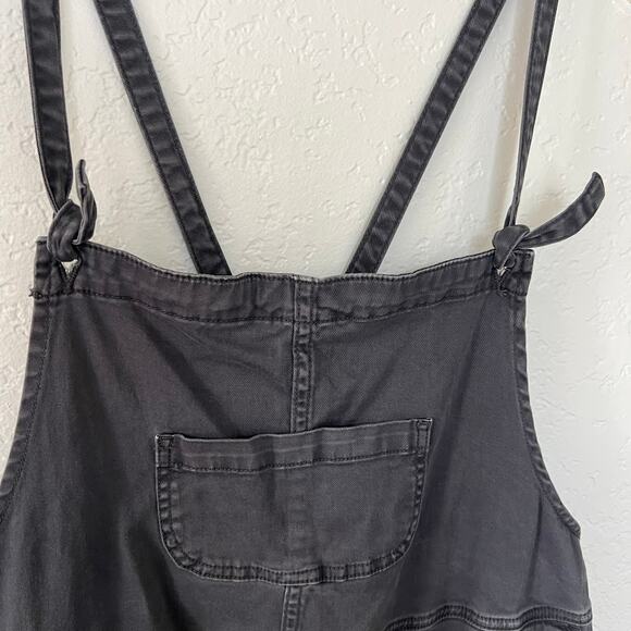 Pilcro Anthropologie Women's Baggy Denim Bib Overalls L Streetwear Festival - Picture 5 of 9